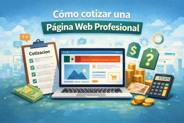 Como cotizar una pagina web profesional