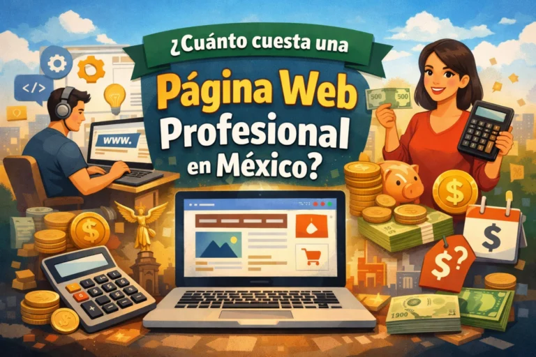 Cuanto cuesta una pagina web profesional en Mexico