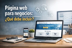 Página web para negocios
