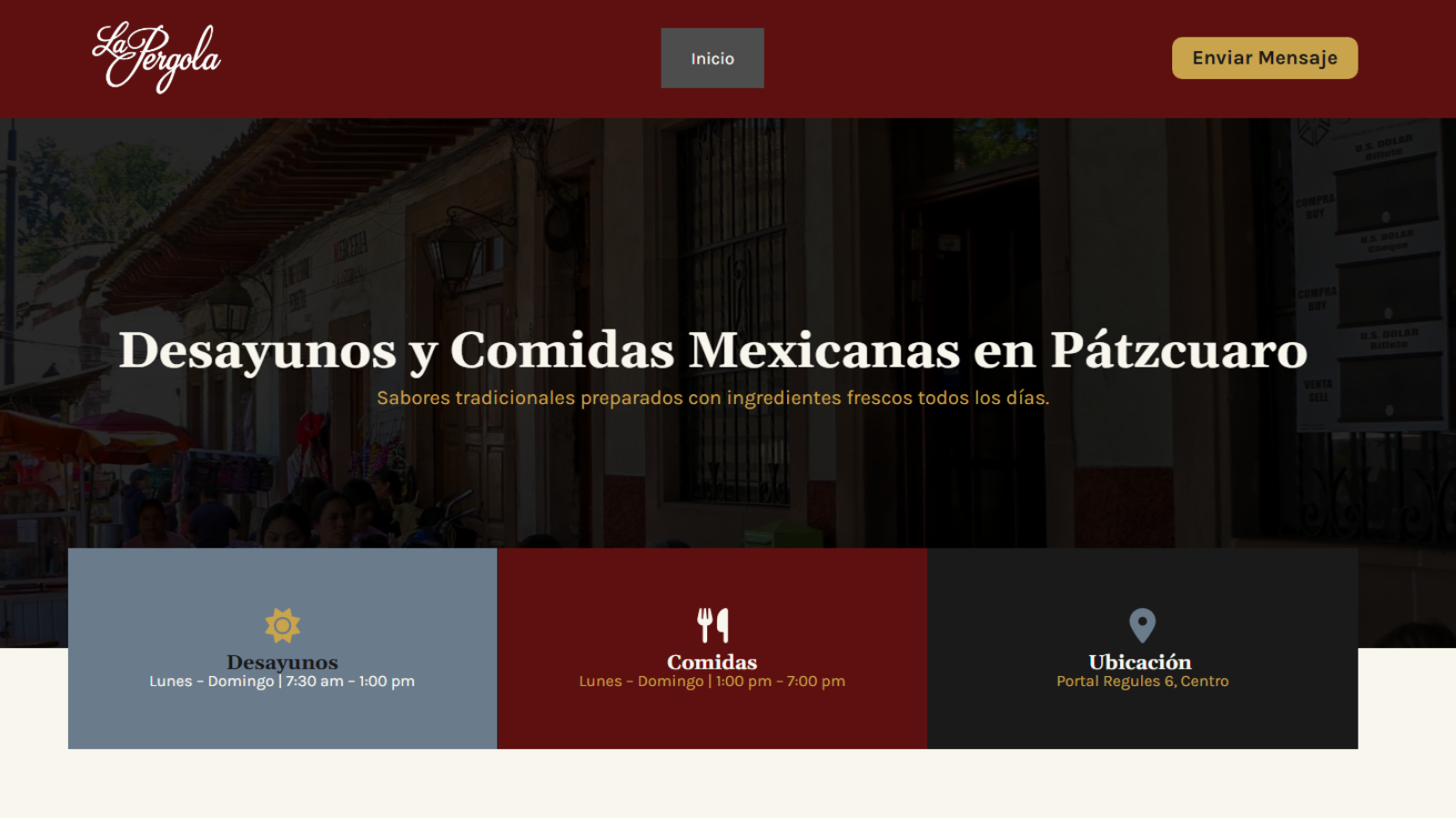 Diseño Web Morelia - la pergola